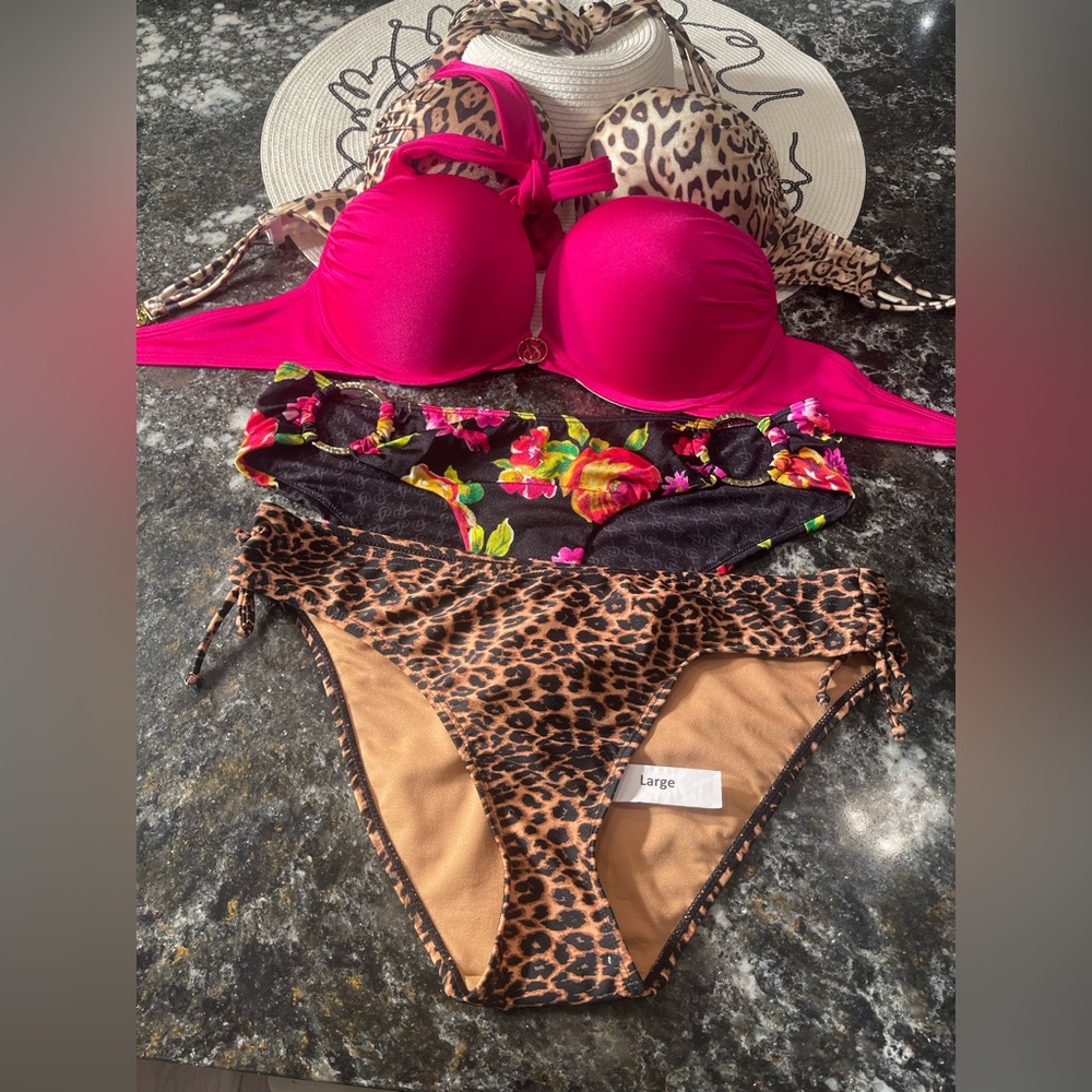 Like new Victoria Secret bikini bombshell 2x tops plus various bottoms